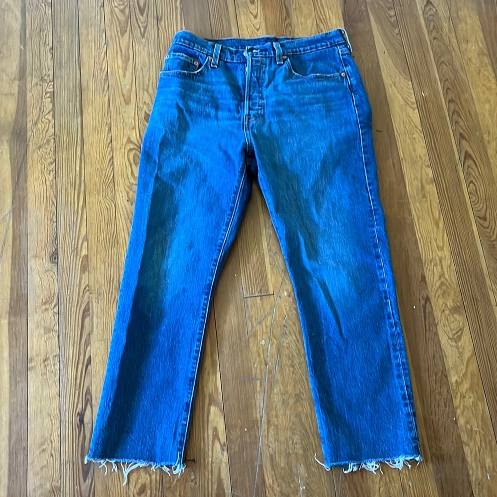 Levi’s Original 501 Frayed Hem Jeans